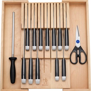 <b>Kitchen</b> Knife <b>Storage</b> <b>Box</b> Rectangular Expandable Drawer Organizer Tidy Standing Type - Product Image 3