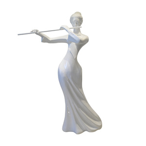 Figuras de Resina para Montar en el Suelo, Decoración Artística Contemporánea para Vestíbulos de Hoteles y Centros de Ventas - Product Image 4