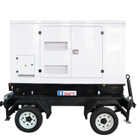 45KVA 50KW 50kva 55kva 60 KW 3-Phasen-Dieselgenerator mit Anhänger 50 kW Aggregat Preis