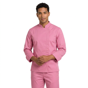 Fournisseur d'uniformes, veste de chef en coton pour hôtel, manches longues, unisexe, vêtements de travail pour le personnel de restaurant, respirant, vente en gros - Product Image 1