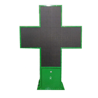 Señal de software de edición cruzada LED de buena calidad para farmacia al aire libre