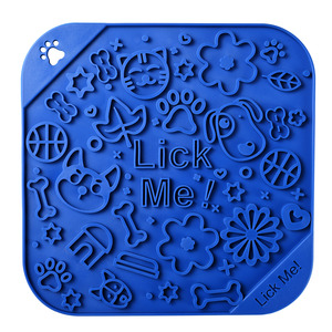 Eco-Friendly Non-slip Pet Silicone Slow Feeder Food Mat for Pet Christmas Silicone Licking Mat - Product Image 2