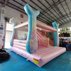 Structure gonflable combinée pour fête d'enfants, château gonflable à thème océan avec toboggan - Product Image 2