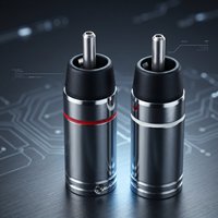 Connecteur RCA en argent pur 5N personnalisé YIVO XSSH OEM, prise HiFi de qualité supérieure pour système audio domestique et automobile