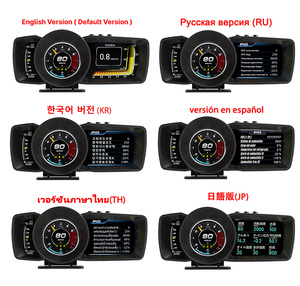 2026 Vjoycar Affichage Tête Haute (<span class=keywords><strong>HUD</strong></span>) OBD GPS Multi-Interface, Compteur de Vitesse Intelligent, Affichage de Vitesse GPS pour Voiture OBD2, OBD2 <span class=keywords><strong>HUD</strong></span> - Product Image 3