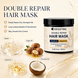 มาส์กบำรุงผมสูตรเข้มข้นสำหรับผมบลอนด์ Private Labe Natural Brass Control Smoothing Repairing Nourishing Moisturizing Hydrating - Product Image 3