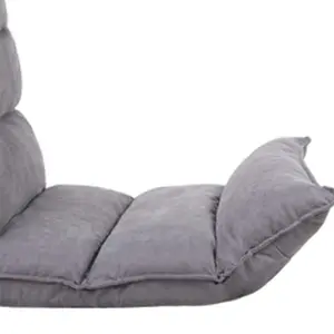 Oem ODM nhung chậm nảy bông Pad sàn ghế có thể điều chỉnh tựa đầu lười biếng ghế sofa