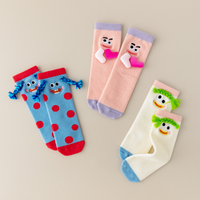 Chaussettes personnalisées à la mode et à motifs amusants Chaussettes en coton colorées et douces