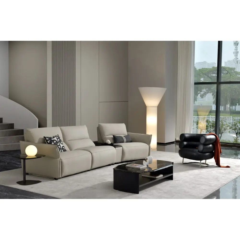 Современная Удобная офисная мебель диван уникальный дизайн секционный умный комплект из чистой кожи диваны диван