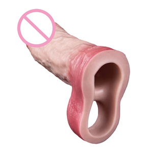 ペニス延長男袖再利用可能ペニス拡大遅延コンドーム男性用 - Product Image 4