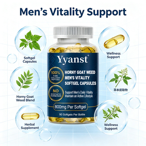 Gélules de 800mg de Plante de Bois de Bœuf (Horny Goat Weed) pour la Vitalité Masculine, 90 pièces – Soutient la Vitalité Quotidienne des Hommes et Maintient un Mode de Vie Actif – Complément Herbal - Product Image 5