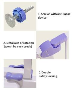 Barrière de sécurité pour bébé et chien 2-en-1 à fermeture automatique, barrière de sécurité intérieure en métal pour la <span class=keywords><strong>maison</strong></span>, barrière de sécurité pour enfant, barrière en métal durable pour les escaliers - Product Image 6