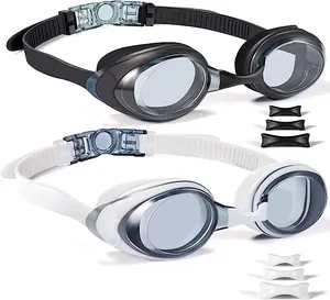 2023 más populares gafas de natación antivaho Anti-UV adultos mujeres hombres gafas de natación de silicona