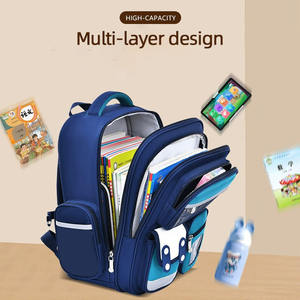 Sac à dos scolaire pour enfants en gros, réduisant le poids, dessin animé, pour garçons et filles, grande capacité, capybara, sac à dos pour étudiants - Product Image 3