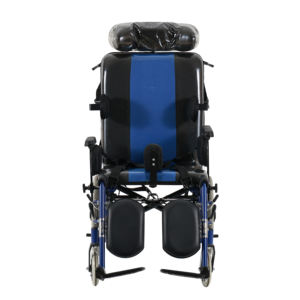 รถเข็นคนพิการแบบใช้มือหมุน เกรดทางการแพทย์ พร้อมดีไซน์ที่รองรับการฟื้นฟูสมรรถภาพสำหรับผู้ป่วยโรคสมองพิการ - Product Image 2