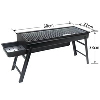 Italie Barbecue grils Barbecue en plein air Camping usine vente en gros rectangulaire multi-fonctions Portable charbon de bois Barbecue grils