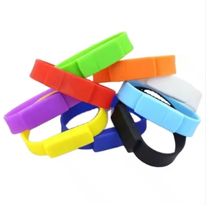 Custom Logo Bracelet Flash Memory Stick Promotional Business Gift Storage USB Drive