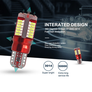 Tự động nội thất dẫn bóng đèn <span class=keywords><strong>CANBUS</strong></span> lỗi miễn phí 5W Điện <span class=keywords><strong>T10</strong></span> 3014 57 SMD W5W Xe Dẫn <span class=keywords><strong>CANBUS</strong></span> <span class=keywords><strong>T10</strong></span> <span class=keywords><strong>DC12</strong></span>/V đến 24V - Product Image 5