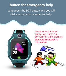 Q19 <span class=keywords><strong>per</strong></span> bambini Smart Watch SOS Call Phone <span class=keywords><strong>per</strong></span> bambini <span class=keywords><strong>foto</strong></span> impermeabile della fotocamera localizzatore 2G Q19 Smart watch con Sim Card <span class=keywords><strong>per</strong></span> bambini - Product Image 4