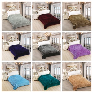 Couverture <span class=keywords><strong>de</strong></span> canapé thermique douce personnalisée, motif floral en relief, style polyester Raschel - Product Image 4