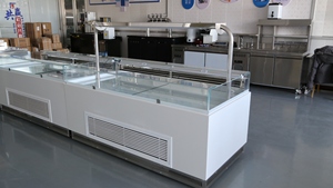 Refrigerador debajo del mostrador de doble temperatura, banco de trabajo de mantenimiento fresco ranurado, mesa de preparación de Pizza, refrigerador de exhibición para barra de ensaladas - Product Image 2