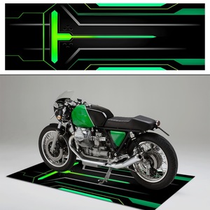 Tapis de protection pour moto Tengming FTR 1200, motif américain, en fibre de polyester, lavable à l'eau - Product Image 4
