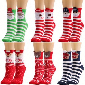 Nouvelles <span class=keywords><strong>chaussettes</strong></span> de Noël pour femmes, motif mignon de <span class=keywords><strong>renard</strong></span>, chien, Père Noël, élan, <span class=keywords><strong>chaussettes</strong></span> de Noël - Product Image 2