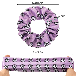 Élastiques à cheveux à motif sportif, bandeaux pour le sport, <span class=keywords><strong>basket</strong></span>-ball, volley-ball, football, scrunchies pour le sport - Product Image 3