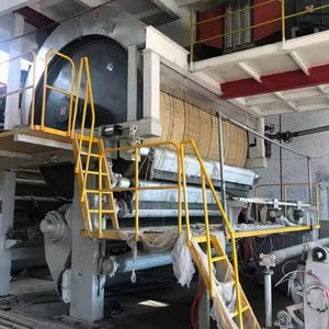 Machine de fabrication de <span class=keywords><strong>papier</strong></span> de soie culturelle à haut rendement avec moteur PLC et pompe capacité 4-6T/<span class=keywords><strong>d</strong></span> - Product Image 1