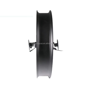 电动自行车雪地车配件20英寸宽胎20x4.0一体式镁合金前轮带轴 - Product Image 6