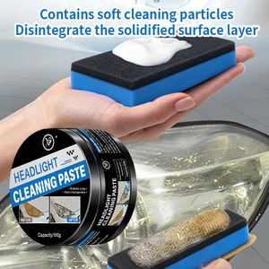 Pâte de rénovation pour phares de voiture X9, restaurateur de lentilles en plastique D102401 100g, éclaircissant, nettoyant, anti-jaunissement, polissant - Product Image 5