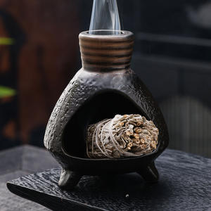 Plateau <span class=keywords><strong>d</strong></span>'encens en <span class=keywords><strong>bois</strong></span> sacré et herbes sacrées péruviennes, brûleur <span class=keywords><strong>d</strong></span>'encens artistique, support pour table basse de salon - Product Image 3