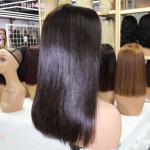 วิกผมบ๊อบตรงแบบ HD Lace 13x4 ความหนาแน่น 220% ผมเวอร์จินแท้จากเวียดนาม  แบบ Pre Plucked ไม่ต้องใช้กาว ขนาด 8-18 นิ้ว ขายส่ง - Product Image 5