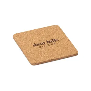 Square <b>cork</b> <b>coaster</b> eco-friendly gadgets - Product Image 3
