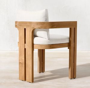 Juego de Muebles de Madera de Teca Natural para Patio o Restaurante, Mesa y Sillas para 6, 8 o 10 Personas, Juego de Comedor de Madera para Exteriores - Product Image 2