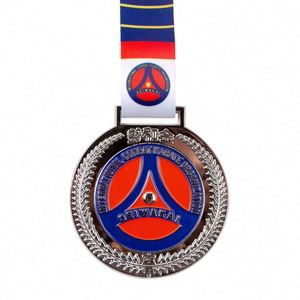 Medalla Deportiva de Aleación de Zinc al por Mayor de Fábrica con Cinta, Premio 3D Personalizado, Medalla Deportiva para Maratón, Medalla de Oro - Product Image 1