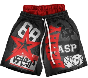 Pantaloncini Vintage Lavati Personalizzati OEM con Doppia Fascia in Vita |   Pantaloncini da uomo streetwear retrò di tendenza |   Direttamente dal Produttore e Basso MOQ - Product Image 2