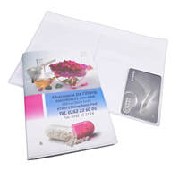 Carpeta de prescripción de PVC de plástico blando personalizada, soporte de prescripción de PVC, funda de prescripción