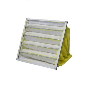 HVAC/filtre torbası için F7 F8 HVAC temiz oda cep orta verimli hava filtresi