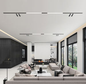 Comercial moderno 2700K 3000K 5000K galeria CCT 20W 30W 40W 50W trilho ajustavel luz led spot Track lights - Product Image 6