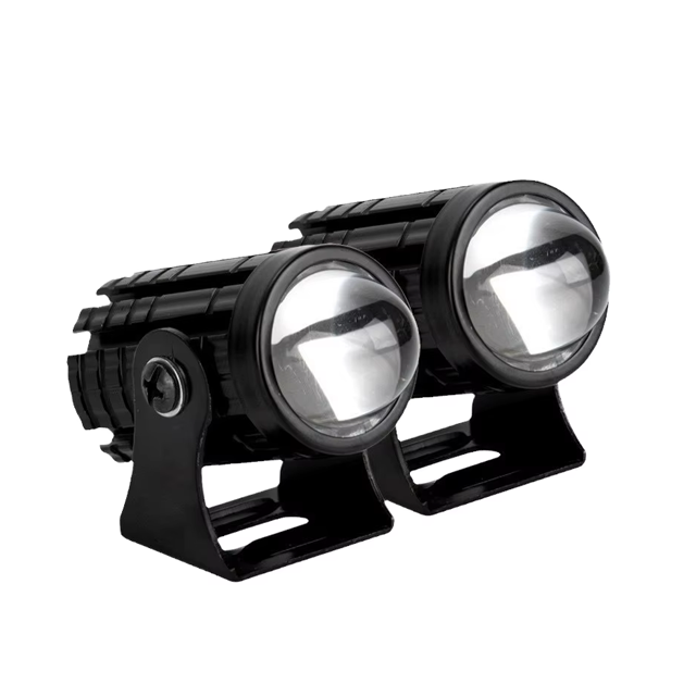 12V LED Mini Motorcycle LED Display Screen Two-Color Electric Vehicle Modified High Low Beam Motorcycles Spotlight Right