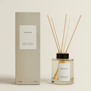 <span class=keywords><strong>Diffuseur</strong></span> <span class=keywords><strong>de</strong></span> <span class=keywords><strong>parfum</strong></span> aromatique Mescente 200 ML avec boîte et bâtonnets en rotin - Product Image 2