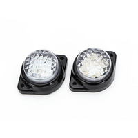 Vente flash : Feux latéraux LED transparents en forme de pastèque 12-24V, robustes, de forme ronde, état neuf