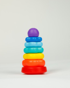 GIRNAR PYRAMID RINGS Familiarizes children with sizes, colours and counting, which further develops a child's - Product Image 3