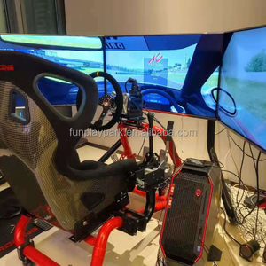 Machine de jeu d'arcade automobile 6DOF à 3 écrans en fibre de verre pour PS5 FunplayVR-022 – Jeu de course automobile d'arcade - Product Image 4