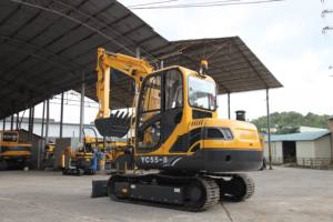 Hete Verkoop Chinese Grondverzetmachines Rupsgraafmachine <span class=keywords><strong>YC55</strong></span>-<span class=keywords><strong>8</strong></span> 5,7ton Mini Graafmachine Met 0,2 Cbm Bakcapaciteit - Product Image 3