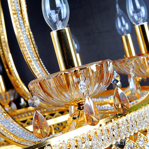 Luxury <b>LED</b> Crystal <b>Lamp</b> <b>for</b> Hotel Lobby Factory Wholesale Elegant Duplex Chandelier <b>for</b> <b>Living</b> <b>Room</b> & Project Lighting Fixtures - Product Image 4