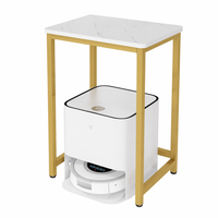Étagères Gondole Personnalisées, Table d'Ordinateur Moderne pour Salon, Présentoirs Promotionnels en Métal