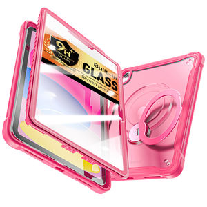 เคส TPU สำหรับแท็บเล็ต iPad รุ่นที่ 10 ปี 2022 ขนาด 10.9/11 นิ้ว ชิป A16 ปี 2025 <span class=keywords><strong>ด</strong></span>ีไซน์แข็งแรงทนทาน พร้อมฟิล์มกันรอยหน้าจอแบบกระจก - Product Image 6