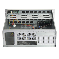 Casing Server Industri 19 Inch Kualitas Terbaik dengan Kipas PWM, Chassis Server 4U, Casing Komputer AI